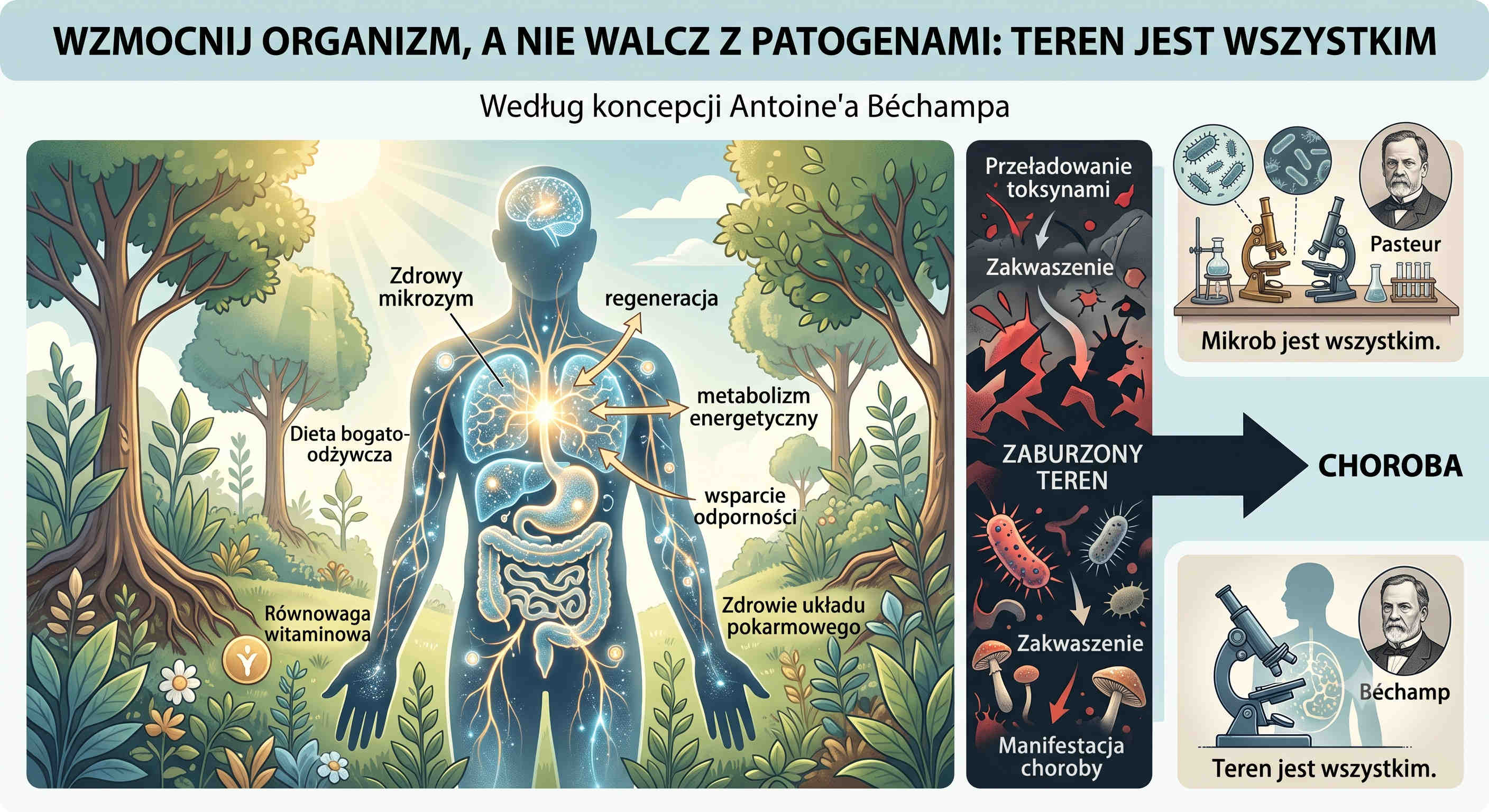 Dlaczego wzmacniam organizm, zamiast wybijać patogeny?