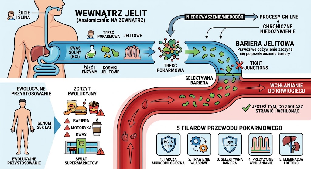 Nie jesteś tym, co jesz. Liczy się trawienie i wchłanianie