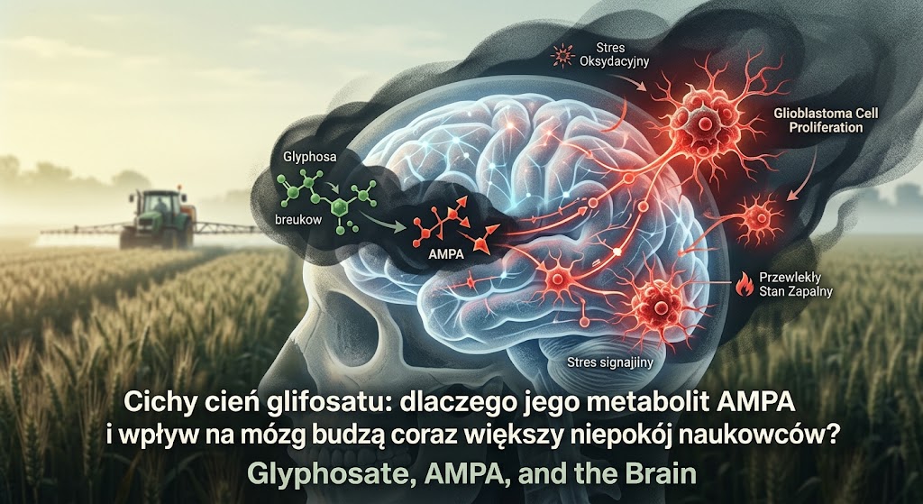 Glifosat i metabolit AMPA: Ukryte zagrożenie dla mózgu
